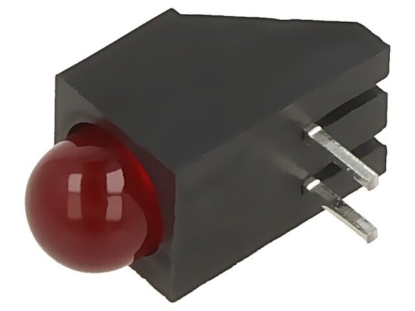 2X SSF-LXH100LID Led Im GehäUse Rot 4,75Mm Anz.Dioden: 1 20Ma Linse: Rot,Diffus-image