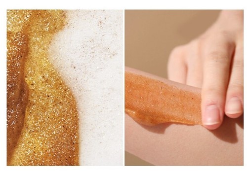 PLU Body Scrub Original 200g #White Musk Body Exfoliator Walnut-shelled powder - 第 14/24 張圖片