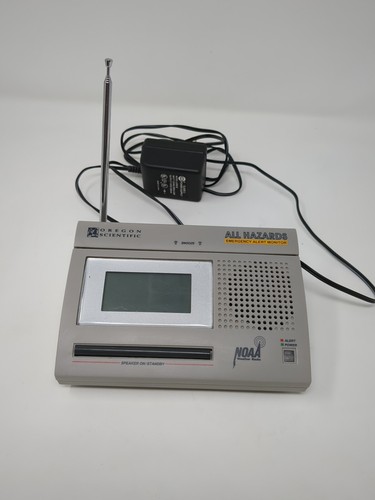 NOAA Emergency Weather Radio Alert Monitor Oregon Scientific WR3000 All Hazards