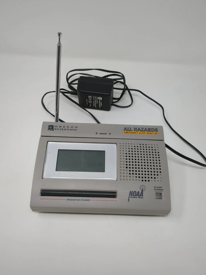 NOAA Emergency Weather Radio Alert Monitor Oregon Scientific WR3000 All Hazards - Image 3 of 4
