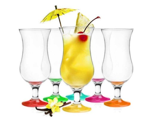 6 vasos de cóctel 480ml 9 variantes Hurricane vasos largos vasos de bar - Imagen 17 de 17