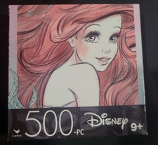 DISNEY ARIEL, LITTLE MERMAID 500 PIECE JIGSAW PUZZLE "TOTAL CATCH" 11" X 14"