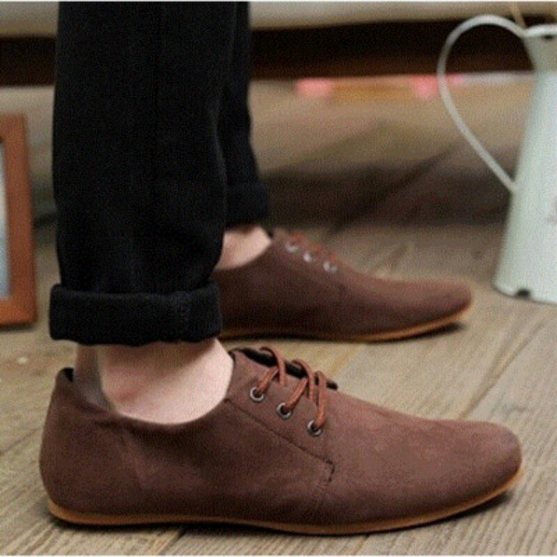 Men Casual Suede Shoes Dress Formal 