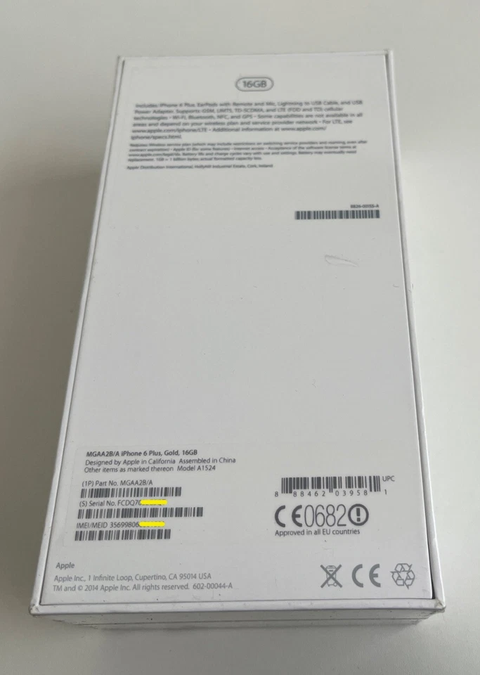 New Sealed Old Stock Apple iPhone 6 Plus 16gb Rare Collectors iOS 8.4.1 - Image 4 of 4