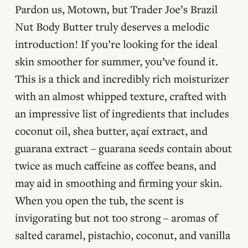 Trader Joe’s Brazil Nut Body Butter 8ozBum Bum Cream DupeLimited EditionNew!! eBay