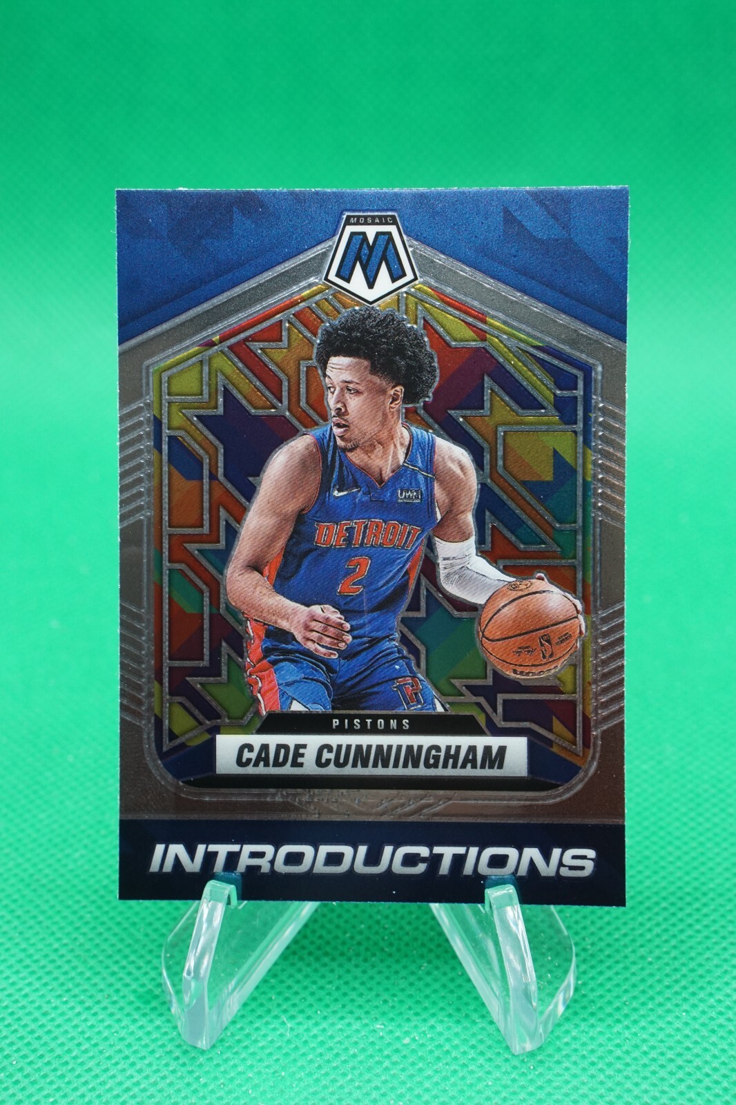2021-22 Mosaic Introductions #3 Cade Cunningham Detroit Pistons BG6