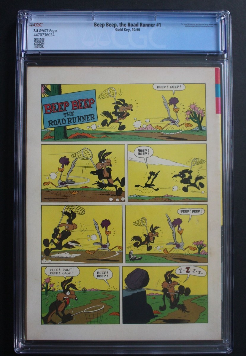 Beep Beep, ROAD RUNNER #1 Gold Key Looney Tunes 1966 Wile E