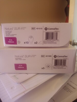ConvaTec Natura SUR-FIT Colostomy Supplies