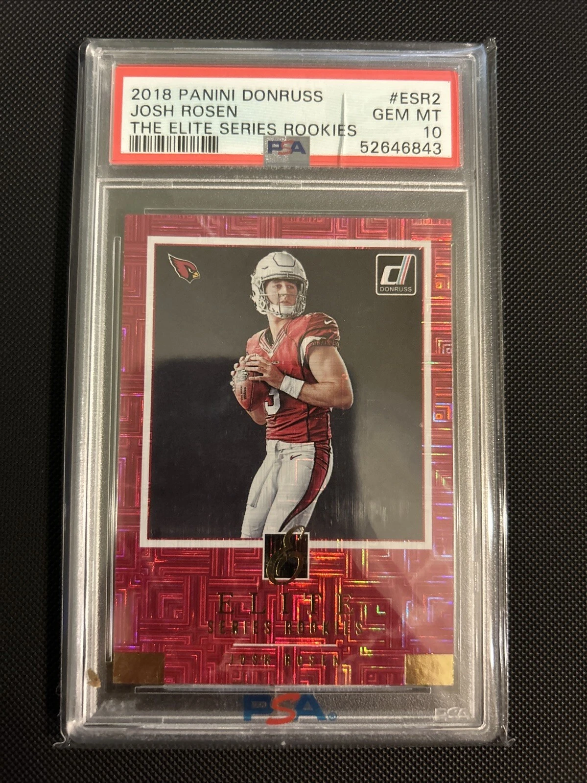 Josh Rosen Panini Donruss the Elite Series Rookies #ESR2 Base