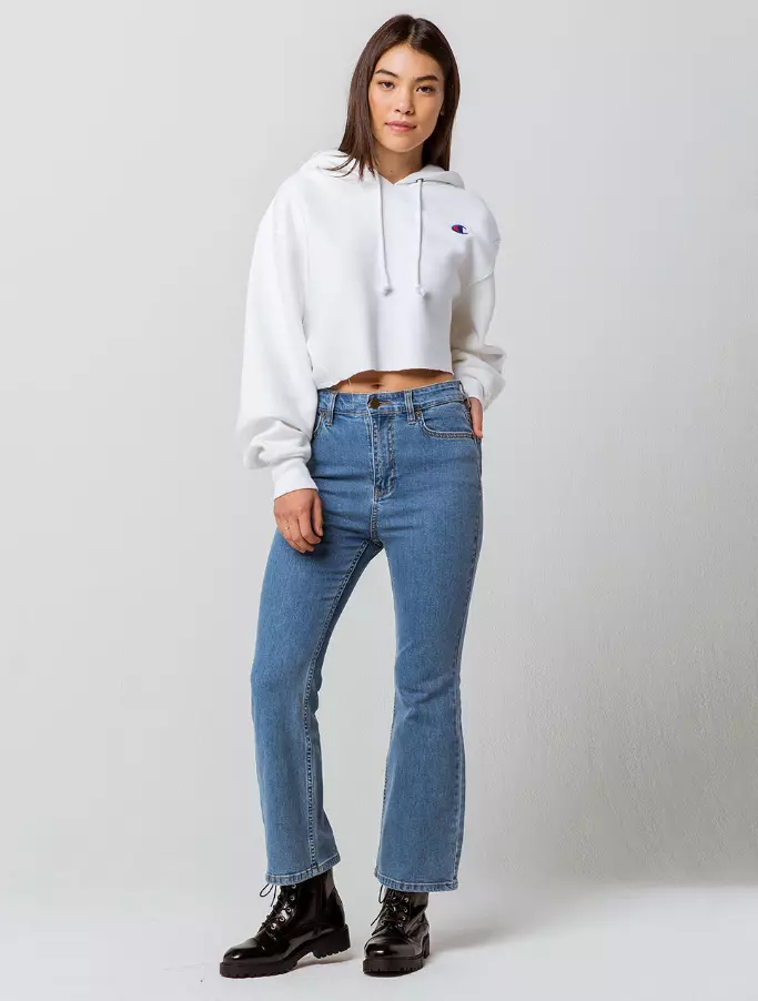 Champion reverse weave cropped cut off hoodie clearance