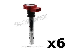 For PORSCHE (2011-2017) Ignition Coil-With Spark Plug Connector (6) BREMI/STI