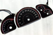 Opel Vectra B - design 2 before lift glow gauge plasma dials tachoscheibe glow s