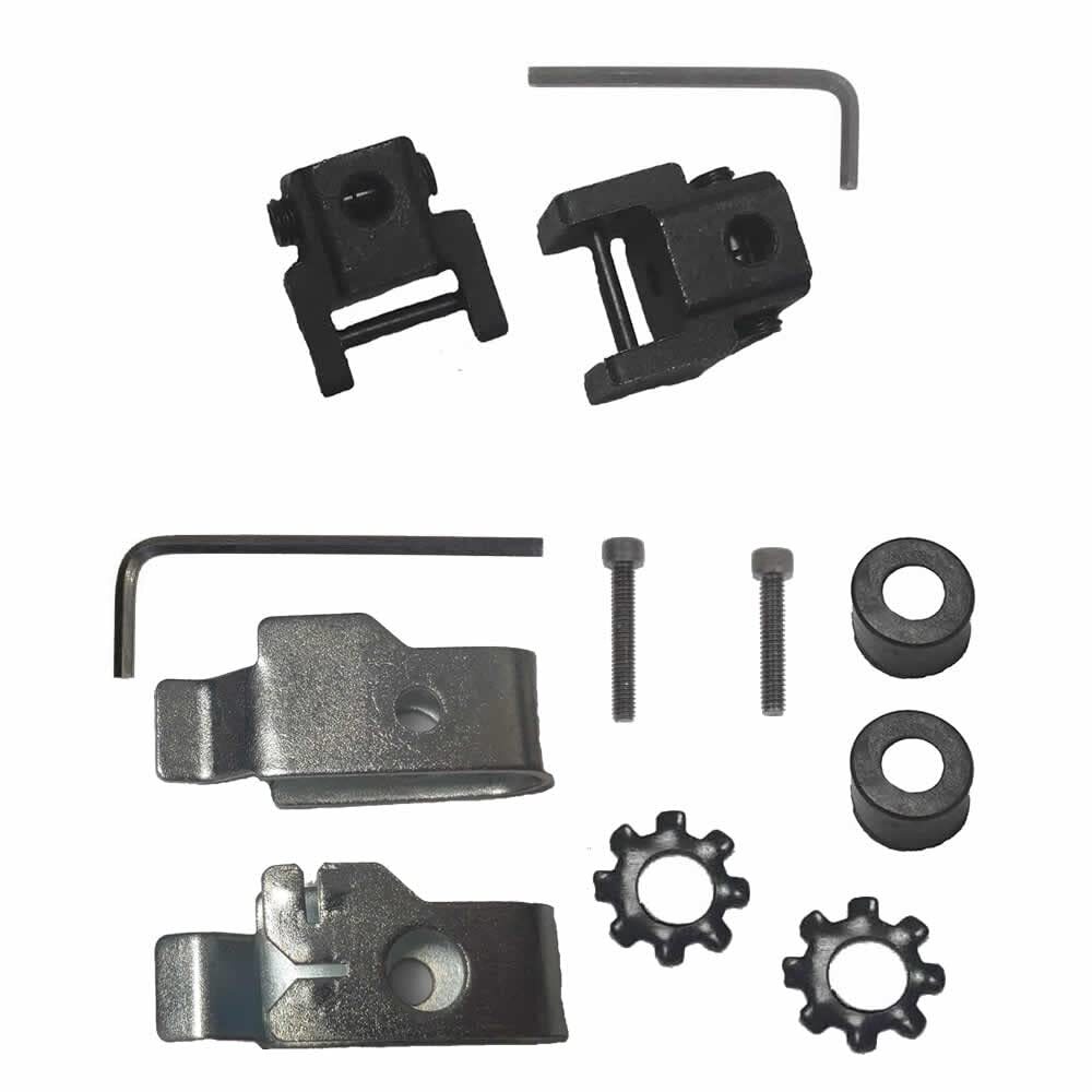 4-Piece Scroll Saw Blade Holders Conversion Kit – Pinless Blade Clamps, Sturdy Metal Construction For Woodworking & Intricate Cuts