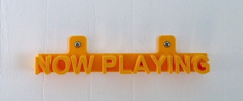 NOW PLAYING Vinyl Record Display Wall Mount Shelf Storage for LP - 3D Printed - Imagen 32 de 36