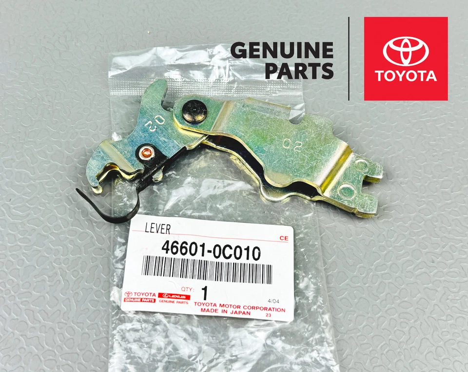 Palanca de zapata de freno de estacionamiento derecha OEM Toyota Land Cruiser Lexus LX570 46601-0C010 Foto 3 de 4