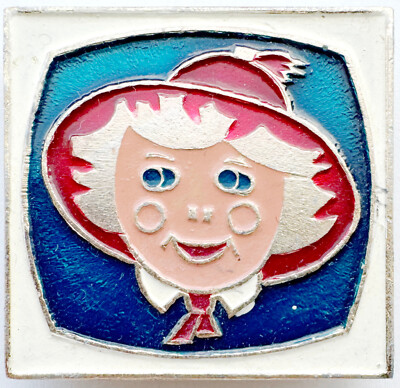 USSR SOVIET CARTOON PIN BADGE. DUNNO. KNOW-NOTHING. IGNORAMUS. NEZNAYKA