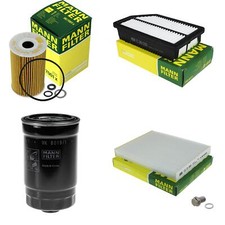 MANN-FILTER Inspektionspaket Filterset für KIA Soul II 1.6 CRDi 136 PS