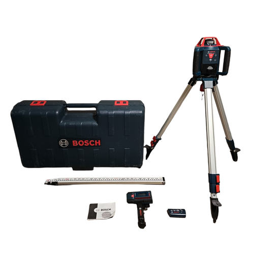 Bosch GRL100020HVK SelfLeveling Rotary Laser System w/ Tripod, Case