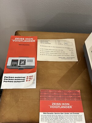 zeiss ikon Voigtlander perkeo automatic S 250 W/ Pamplets And