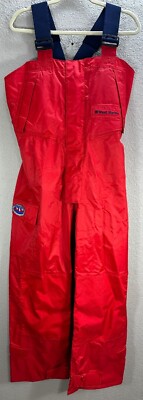 Pantalon Bavoir Homme West Marine Nautical Gear – Rouge, Taille S, Voile Offshore