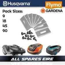 90 x Replacement Endurance Blades Husqvarna/Flymo/Gardena Automower (All Models)