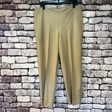 Talbots Khaki Heritage Style Dress Pants Size 14 29.5 Inch Inseam