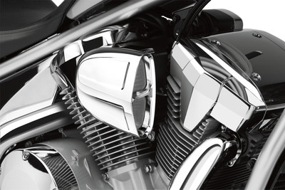 Cobra - 06-0137-SB - Air Cleaner Kit - Chrome - VTX1300C  VTX1300T  VTX1300R  VT