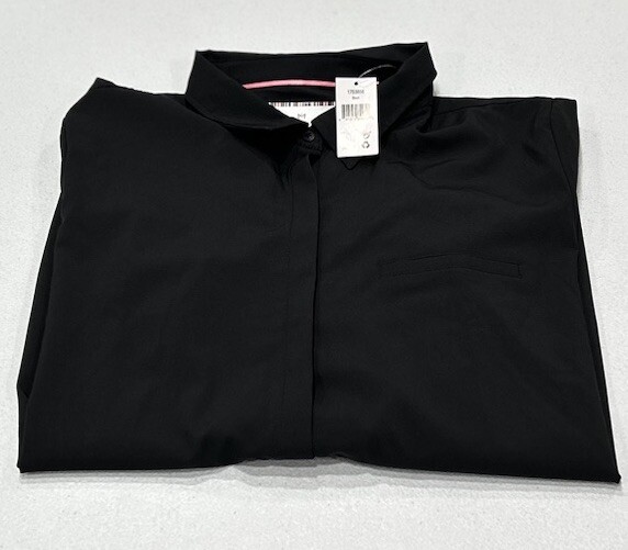 Modern Ambition Women's Delightfully Technical Travel Shirt, Black, Size L