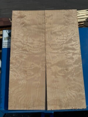Quilted Maple 1/2'' Quilt DENSE Bookmatch KD Big Leaf 20''x14''x.5'' Fig Carve Top