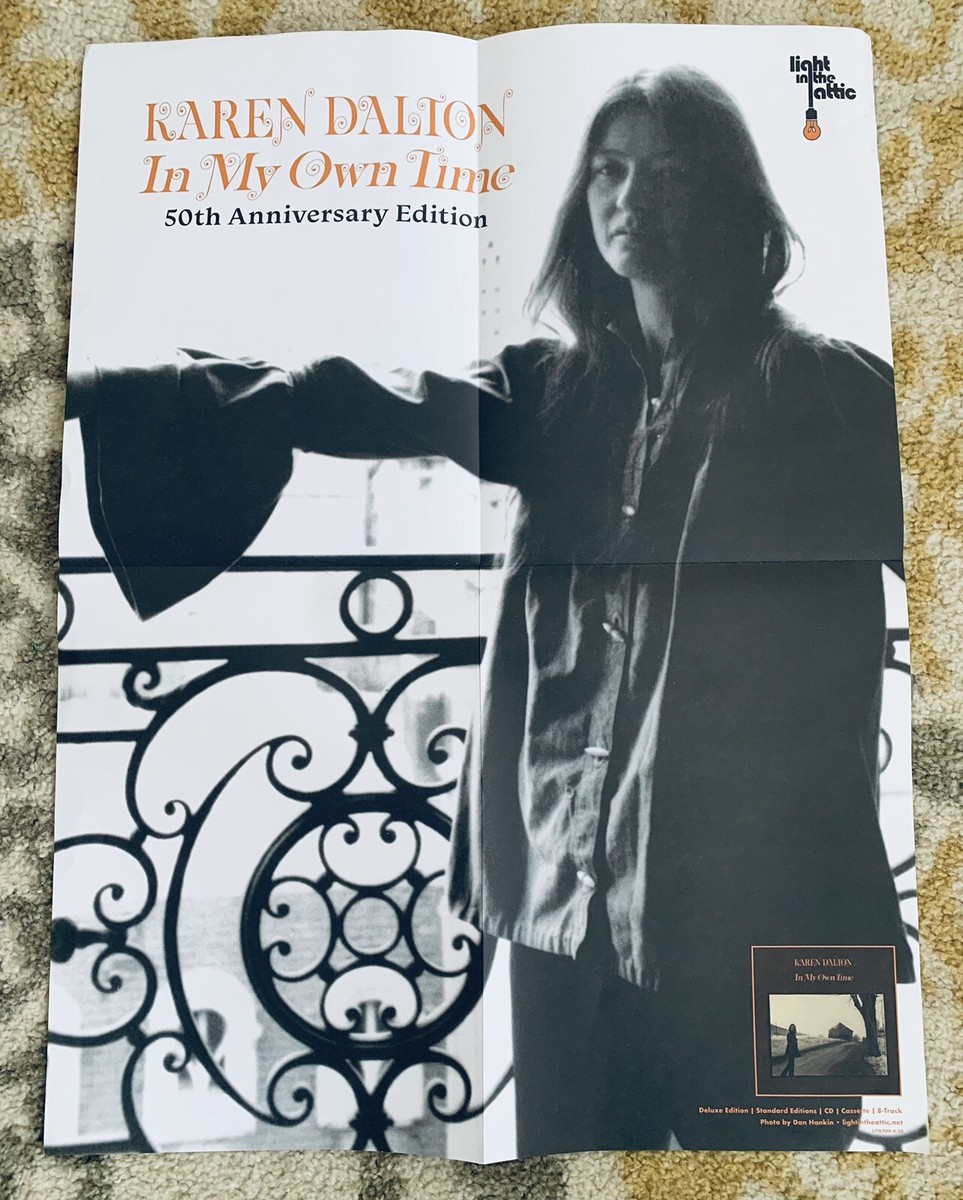 Karen Dalton In My Own Time Rare Promo Poster 18”x24” Light In The