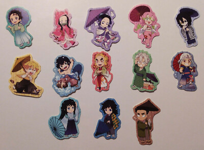 Kimetsu no Yaiba Demon Slayer Ame no Hi Flake Seal Set of 13