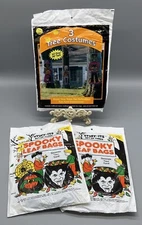 Vintage New Sun Hill Tree Costumes & Spooky Leaf Bags Yard Decor Halloween