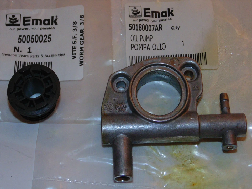 Pompa Olio Catena + Vite Senza Fine Motosega OLEO MAC 937 - 941C - GS370 GS410C