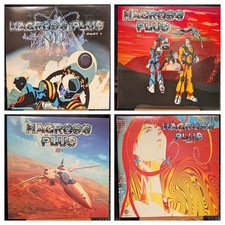 Macross Plus 1-4 Laserdisc Subbed  Dubbed Complete Set Lot of 4 1994/1995