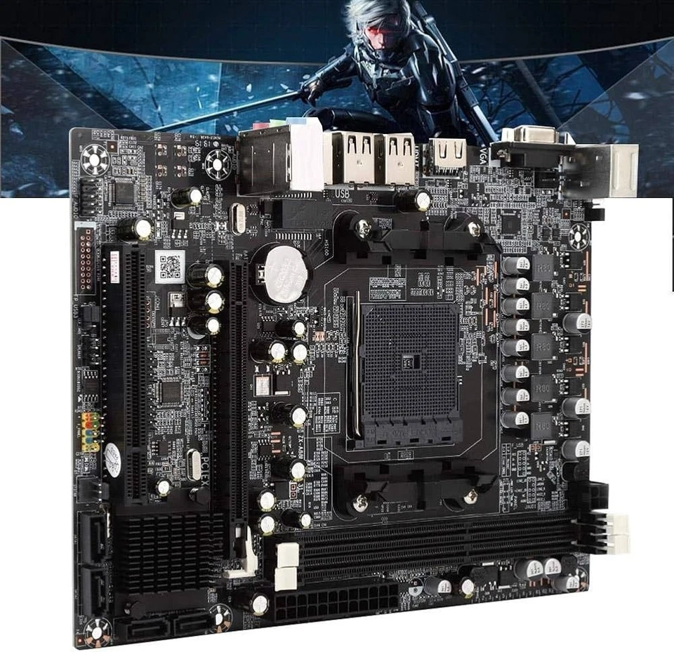 AMD DDR3 1333/1600/1866/2133MHz 4G/8G A88 Desktop Computer Motherboard - Image 2 of 4