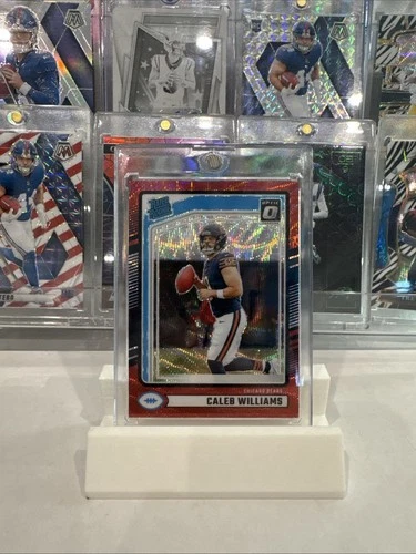 2024 Panini Donruss - Rated Rookie Caleb Williams #327 Optic Preview Red Wave Rc