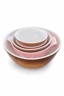 Vintage Pyrex Mixing Bowl Set Of 5. Autumn, Harvest, Gooseberry, Woodland