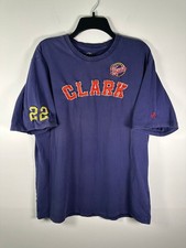 FISLL T-Shirt Mens XL Indiana Fever Clark Applique 22 Team Graphic Patch Navy
