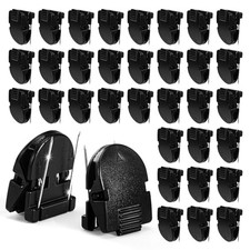 Pcs Cubicle Clips, Plastic Cubicle Hooks for Fabric Walls, Cubical 36 Black