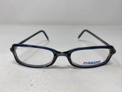 Simplex 5852 C-3853 50-18-140 Blue/Olive Fade Full Rim Eyeglasses Frame M899