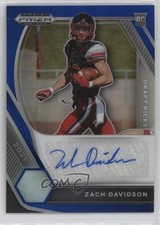 2021 Panini Prizm Draft Picks Blue 23/149 Zach Davidson #DPA-ZAD Auto 3hd