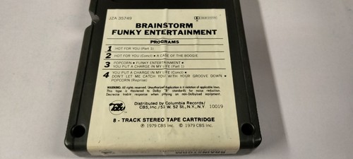 Brainstorm - Funky Entertainment RARE 8-Track Tape TESTED/SERVICED - Picture 2 of 2