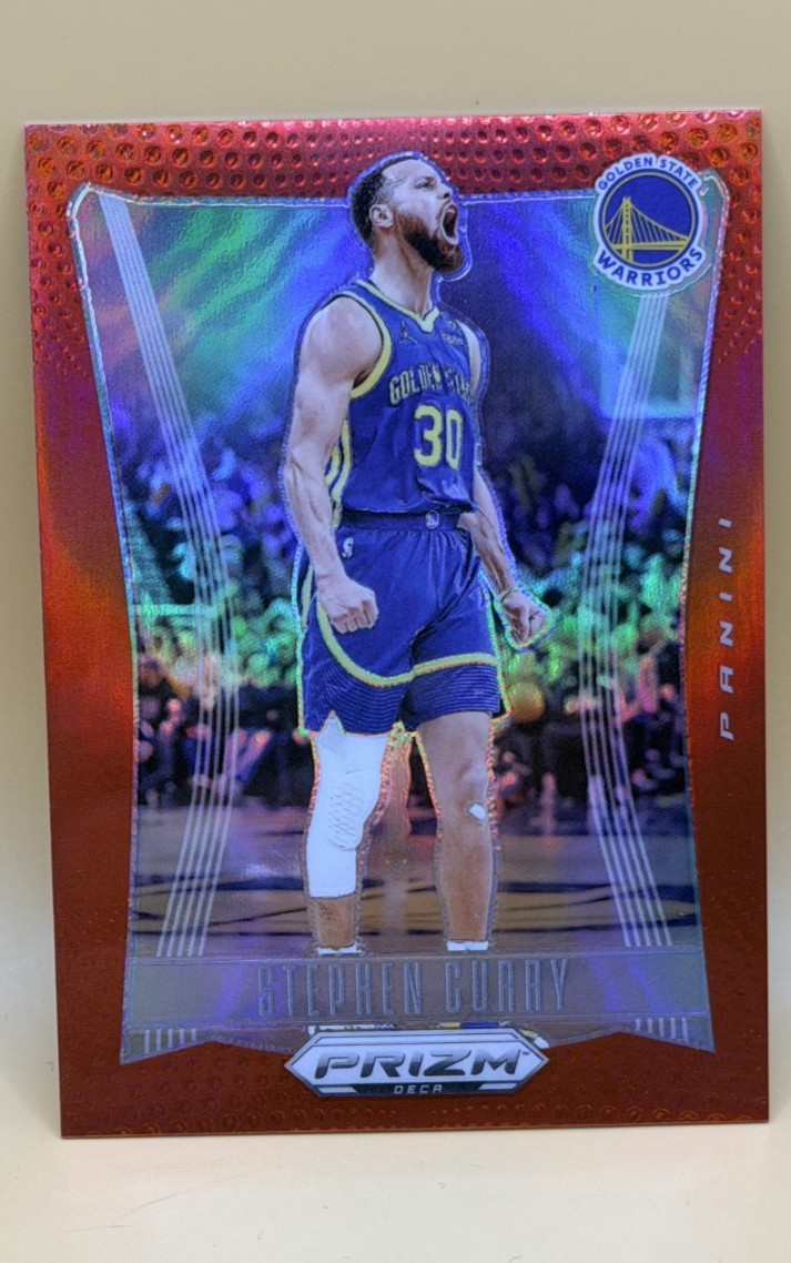 Stephen Curry 2023 Panini Prizm Deca #144 Red /199