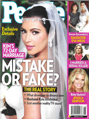People Magazine Kim Kardashian Susan Sarandon Daughter Wedding Regis Philbin