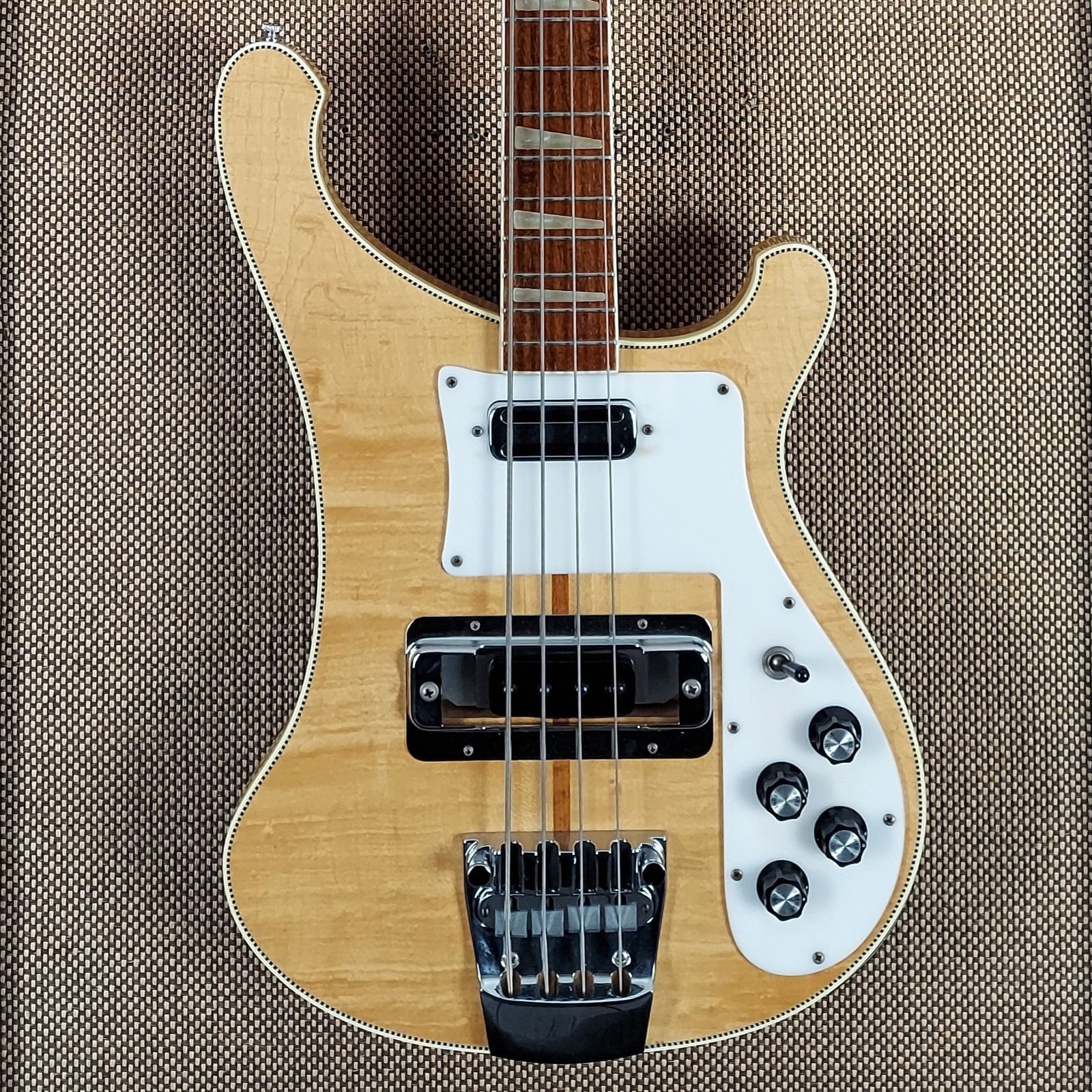 1973 Rickenbacker 4001 Checkerboard Binding Straight Neck (327)