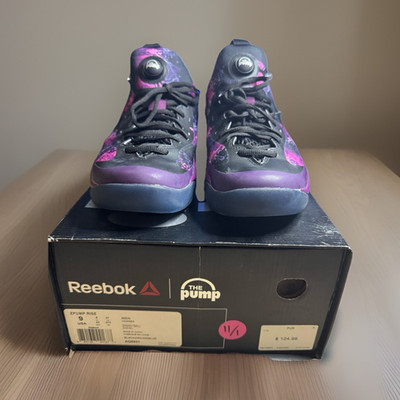 Reebok ZPump Rise The Pump Men's Basketball Low Top Lace-Up Sneakers Black