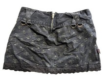 Tripp Nyc Plaid Miniskirt With Skull Accents Vintage Small Tripp Nyc Plaid Miniskirt With Skull Accents Vintage Small