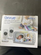  HD Video Baby Monitor 1080P 5.5 HD Display IPS Screen 2 HD Cams 24-Hour 3