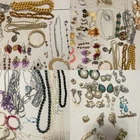 200 PC ESTATE VINTAGE ANTIQUE  COSTUME JEWELRY LOT Trifari Eisenberg Monet Dior