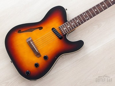 1996 Fender Thinline Telecaster TLAC-100 Sunburst Piezo & Lace 1996 Fender Thinline Telecaster TLAC-100 Sunburst Piezo & Lace